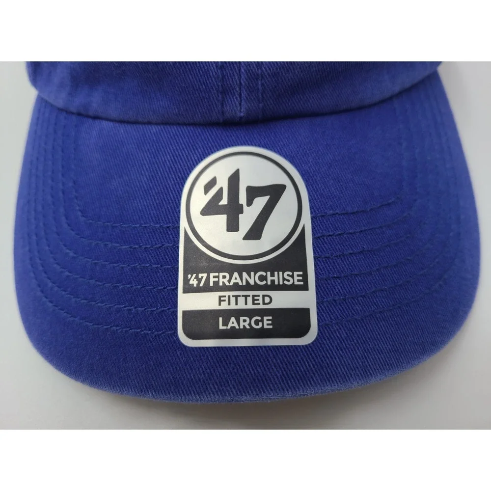 University of Kansas Jayhawks 47 Brand Franchise Fitted L Hat Cap Men Women NCAA